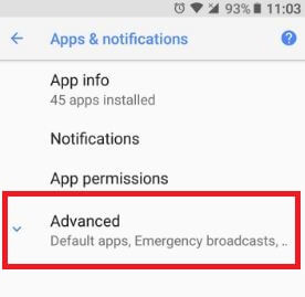 알 수없는 소스 Android Oreo 8.0 / 8.1을 활성화 또는 비활성화하는 방법