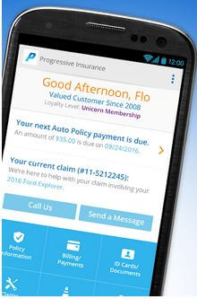 Android 용 프로그레시브 최고의 자동차 보험 앱