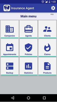 Android 기기 용 보험 에이전트 앱