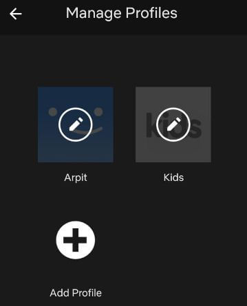 Android에서 Netflix 프로필 조정