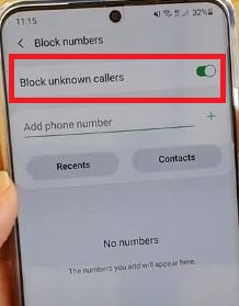 Galaxy S20 Ultra, S20 Plus 및 S20에서 번호를 차단하는 방법