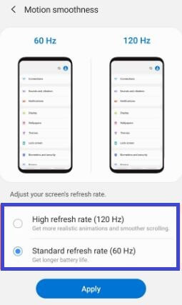 Galaxy S20 Ultra, S20 Plus 및 S20에서 새로 고침 빈도를 120Hz로 변경하는 방법